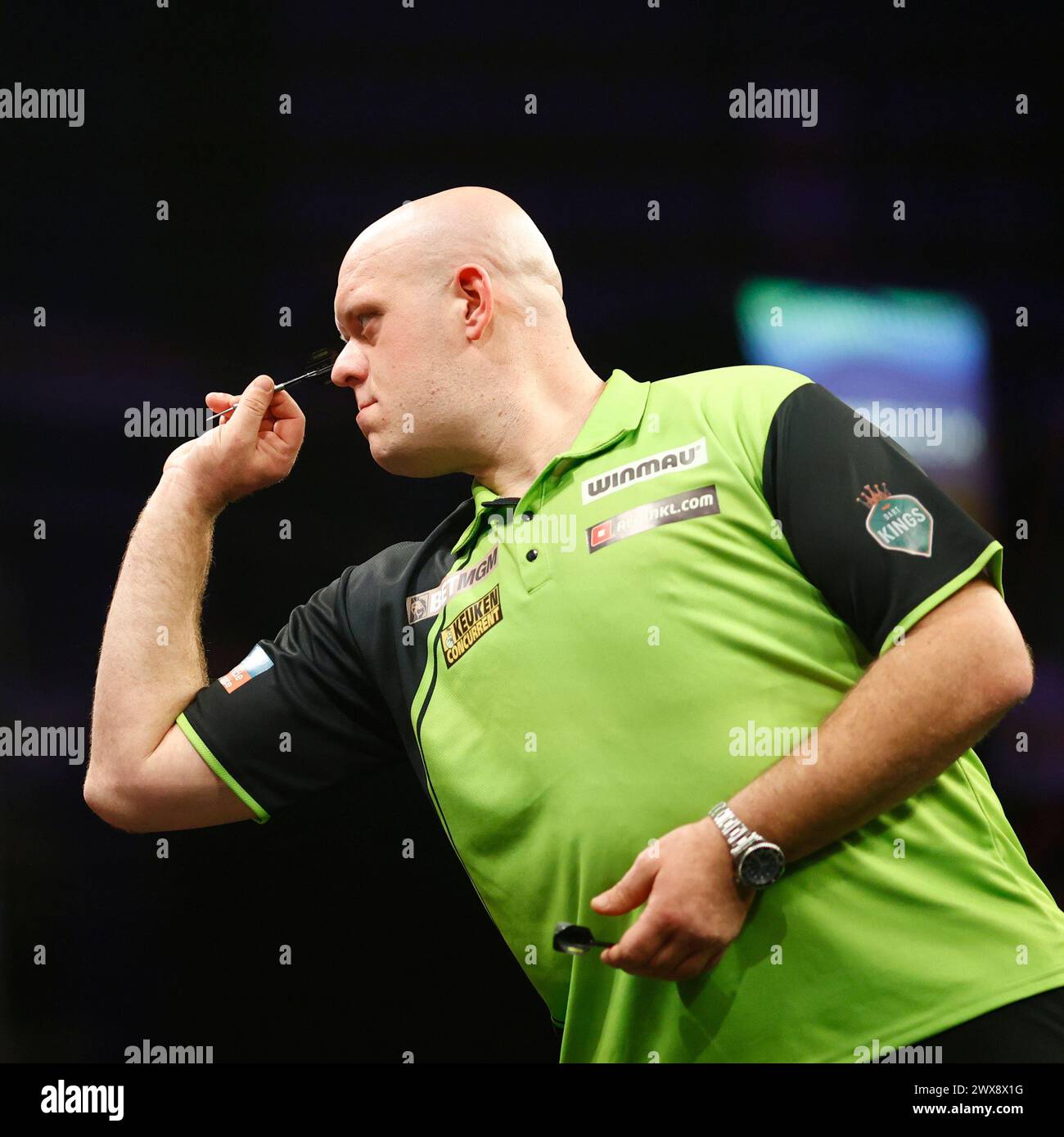 28th March 2024, SSE Arena, Belfast, Northern Ireland; 2024 PDC Premier League Darts Belfast