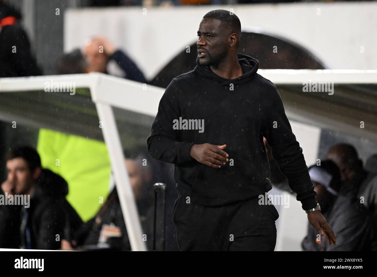 LENS - Ivory Coast coach Emerse Fae during the friendly Interland match between Ivory Coast and Uruguay at Stade Bollaert Delelis on March 26, 2024 in Lens, France. ANP | Hollandse Hoogte | GERRIT VAN COLOGNE Stock Photo