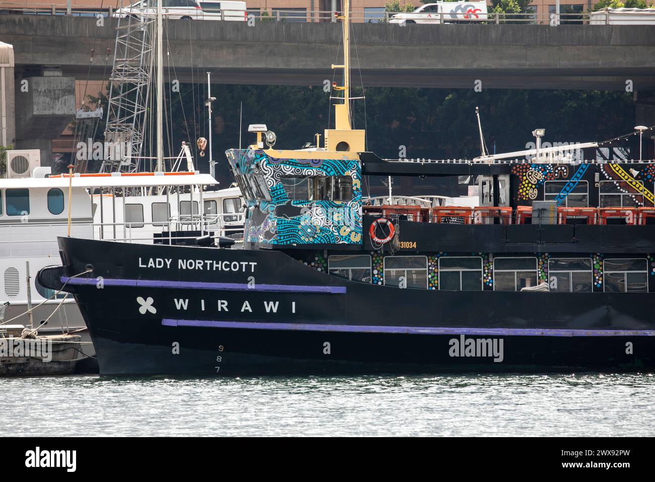 Lady Northcott Wirawi ferry boat, former lady class ferry now operated ...