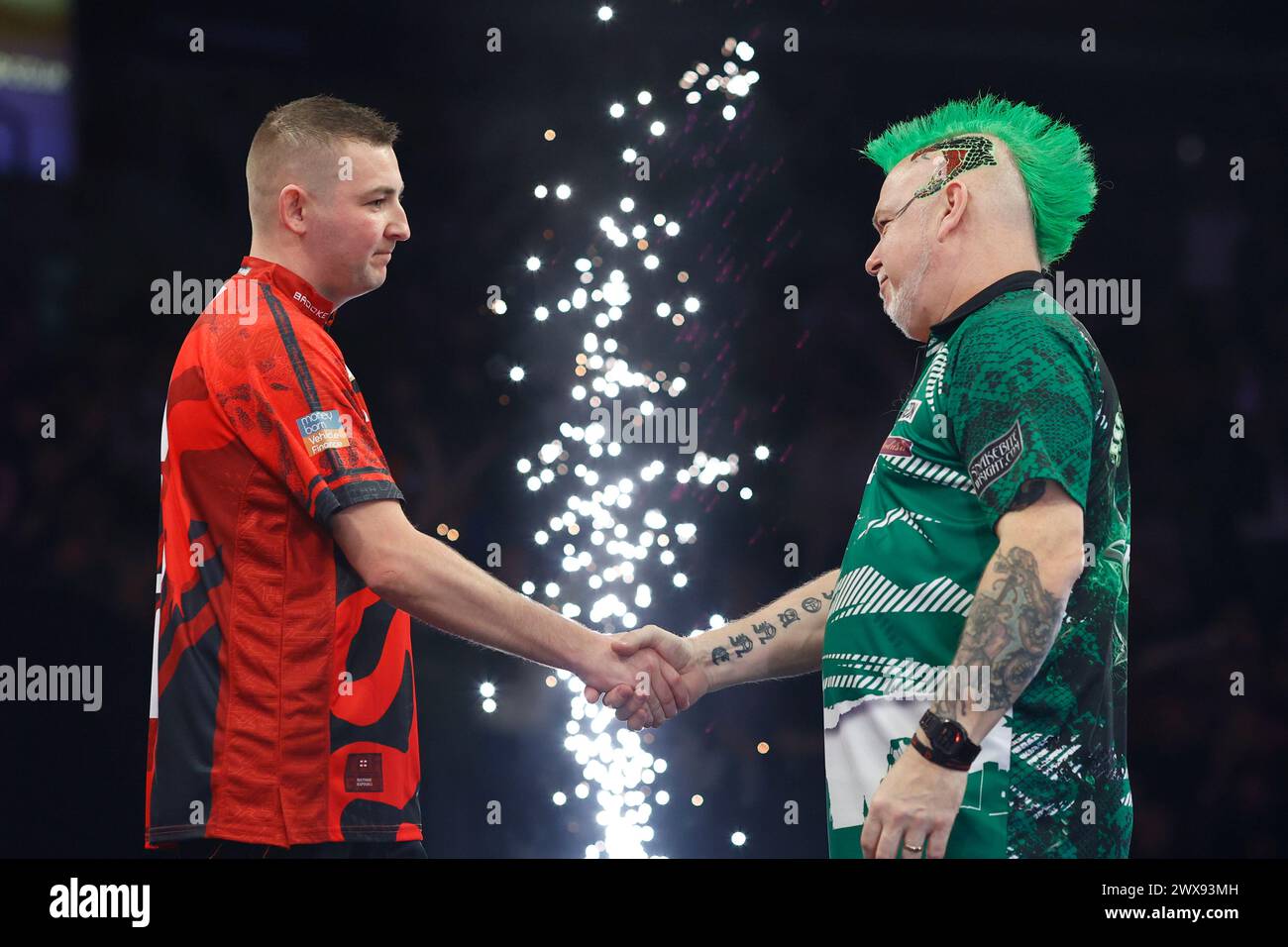 SSE Arena, Belfast, Northern Ireland. 28th Mar, 2024. 2024 PDC Premier League Darts Belfast