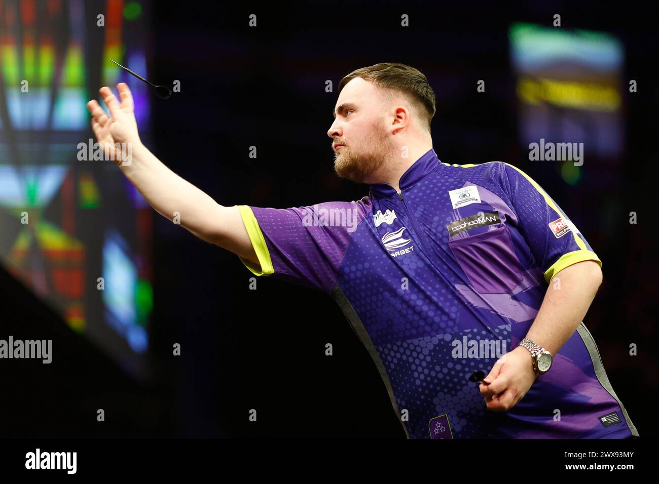 SSE Arena, Belfast, Northern Ireland. 28th Mar, 2024. 2024 PDC Premier League Darts Belfast