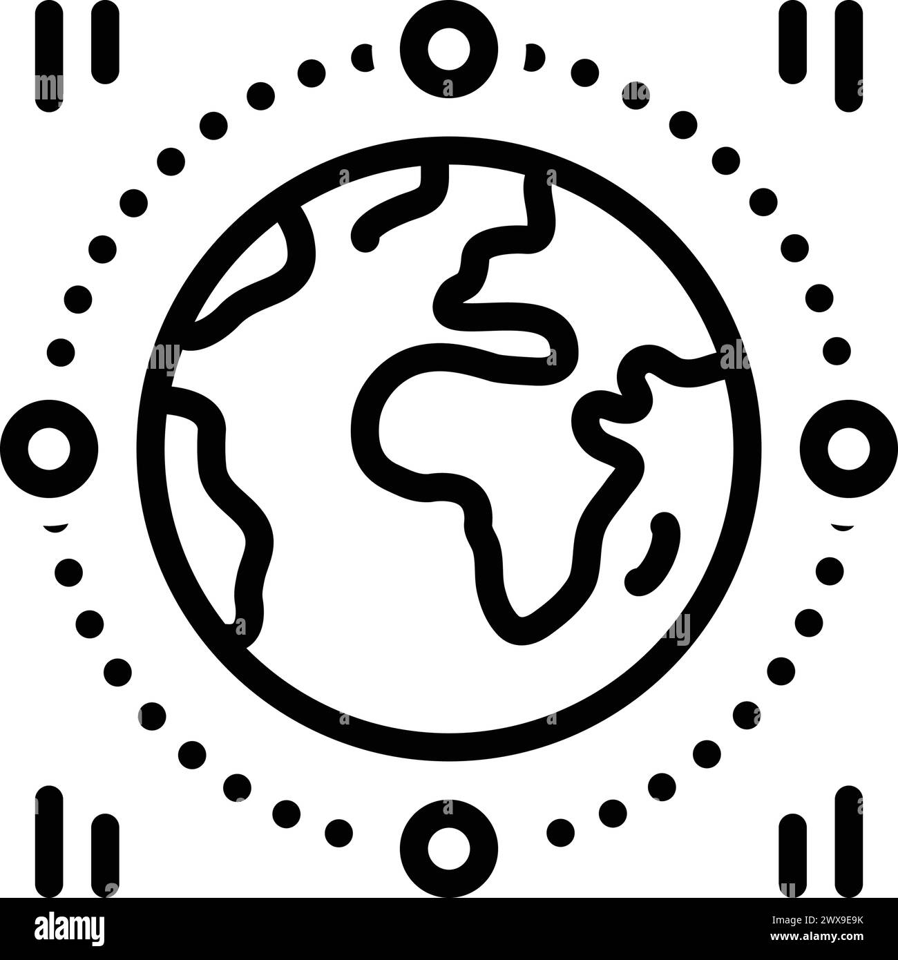 Icon for global, earth Stock Vector Image & Art - Alamy