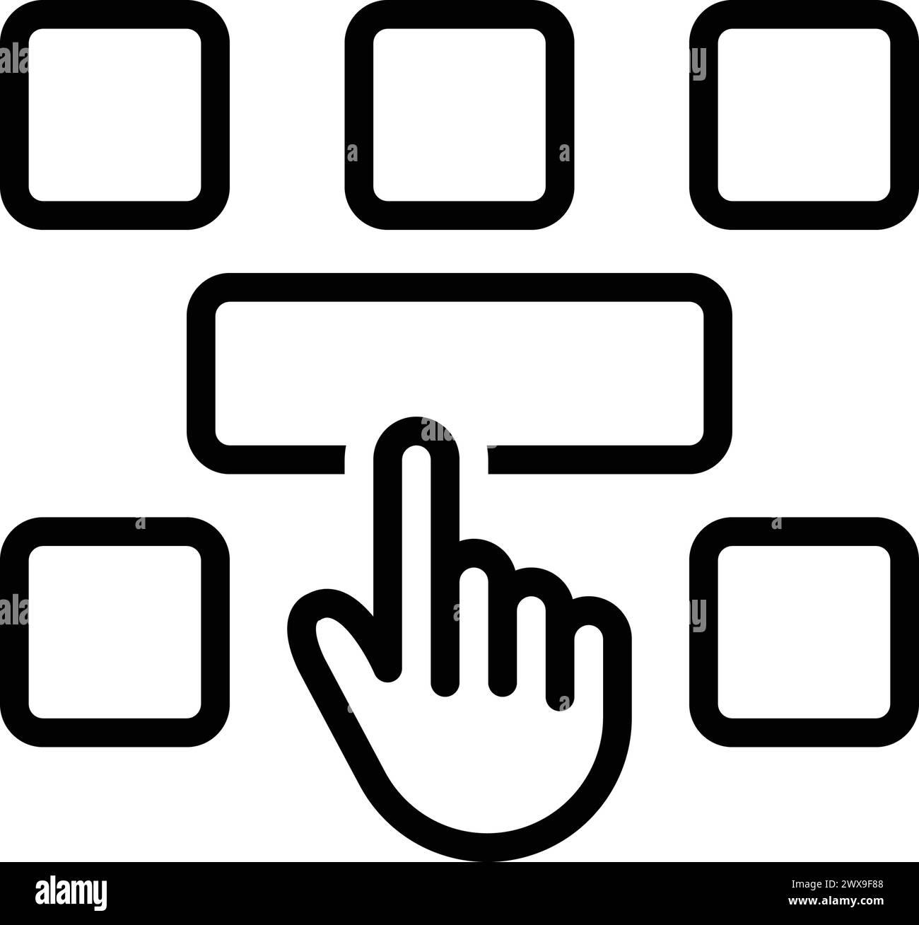 Icon for selected, choice Stock Vector Image & Art - Alamy