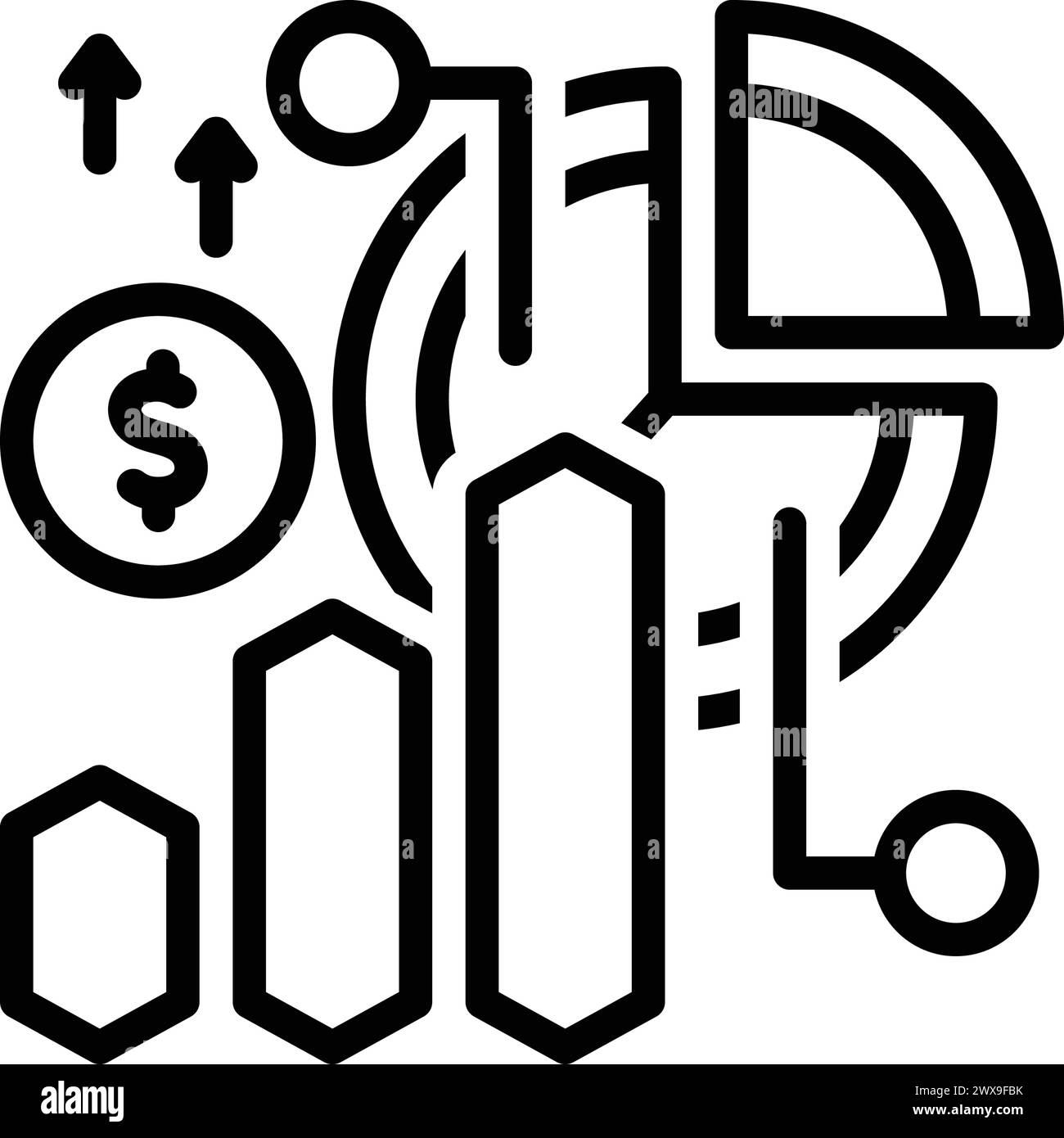 Share market logo Black and White Stock Photos & Images - Alamy