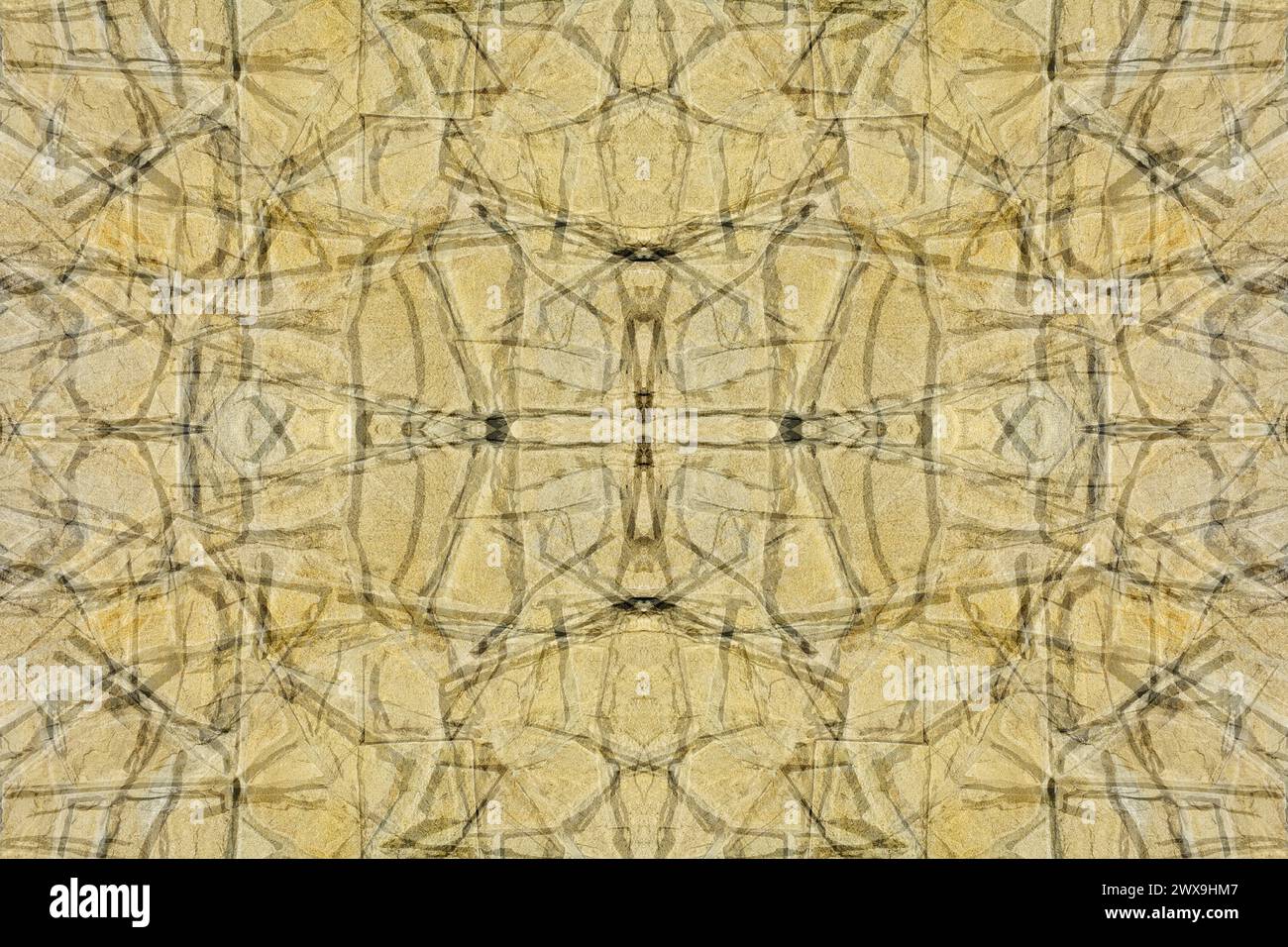 Composite of a stone wall image Stock Photo