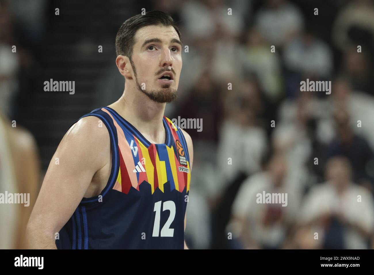 Nando De Colo of ASVEL during the Turkish Airlines EuroLeague basketball match between LDLC ASVEL Villeurbanne and AS Monaco on March 28, 2024 at LDLC Arena in Decines-Charpieu near Lyon, France Stock Photo