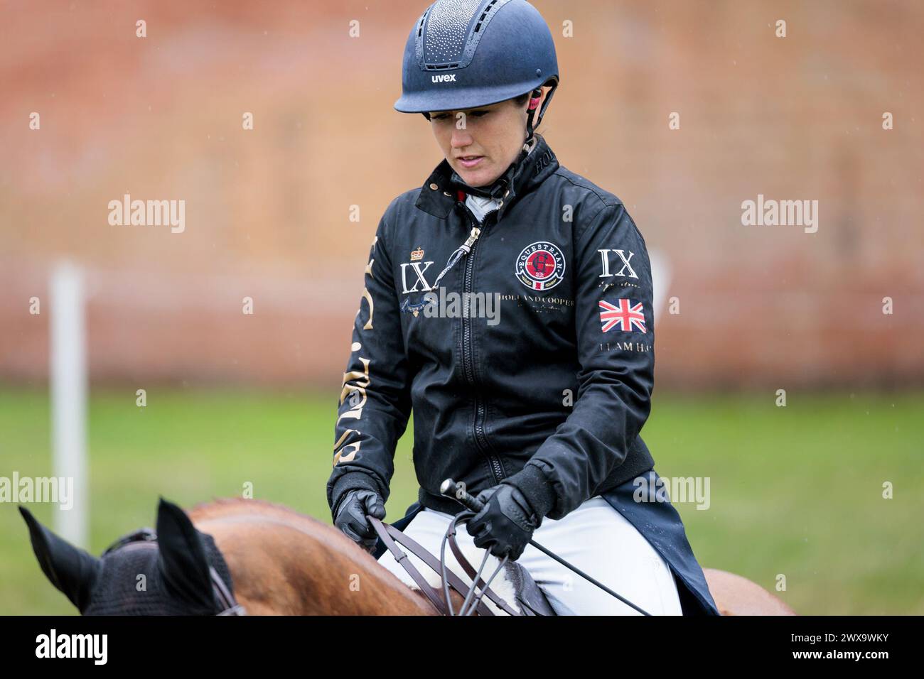 Newark, UK. 28th Mar 2024. Laura Collett of the United Kingdom with