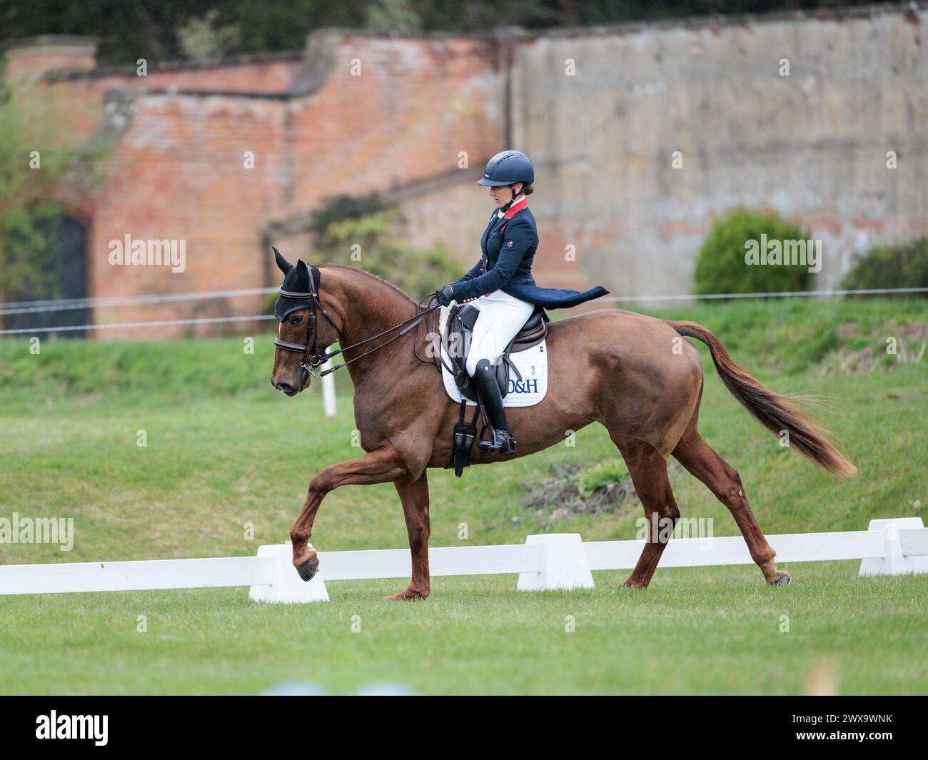 Newark, UK. 28th Mar 2025. Laura Collett of the United Kingdom with
