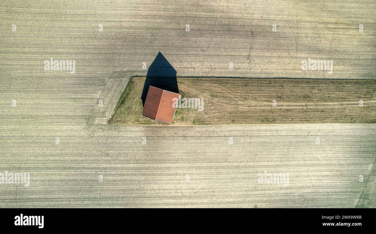 Raggendorf Luftbild Stock Photo