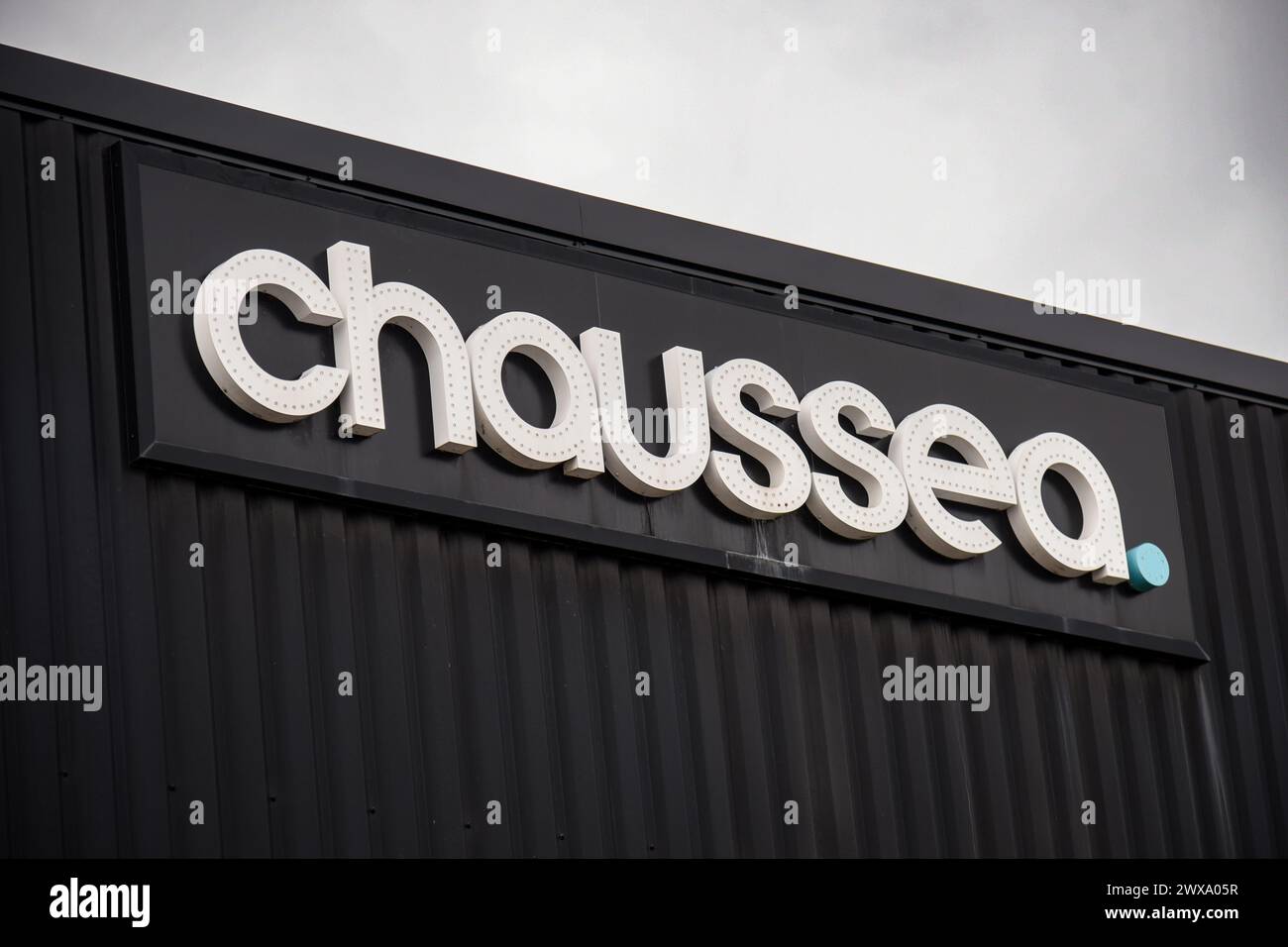 Villiers en Biere France March 2024 View on Chaussea signboard Stock Photo Alamy
