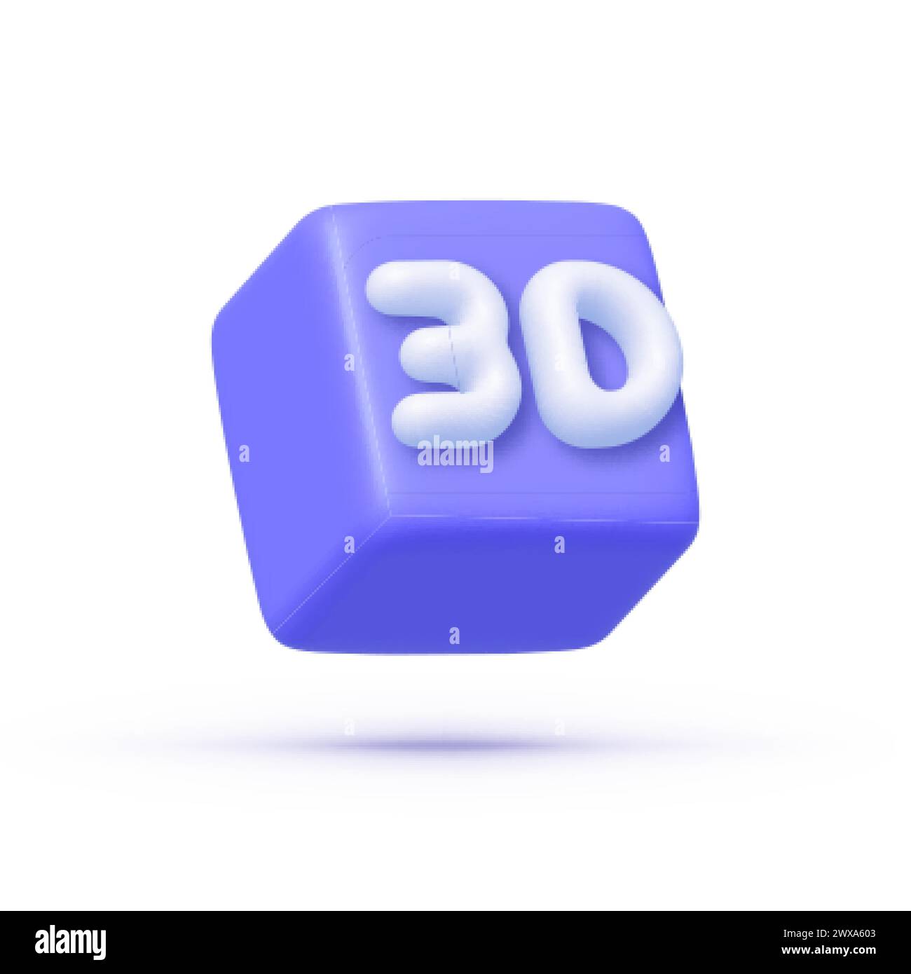 3d icon cube, great design for any purposes. Vector design Stock Vector