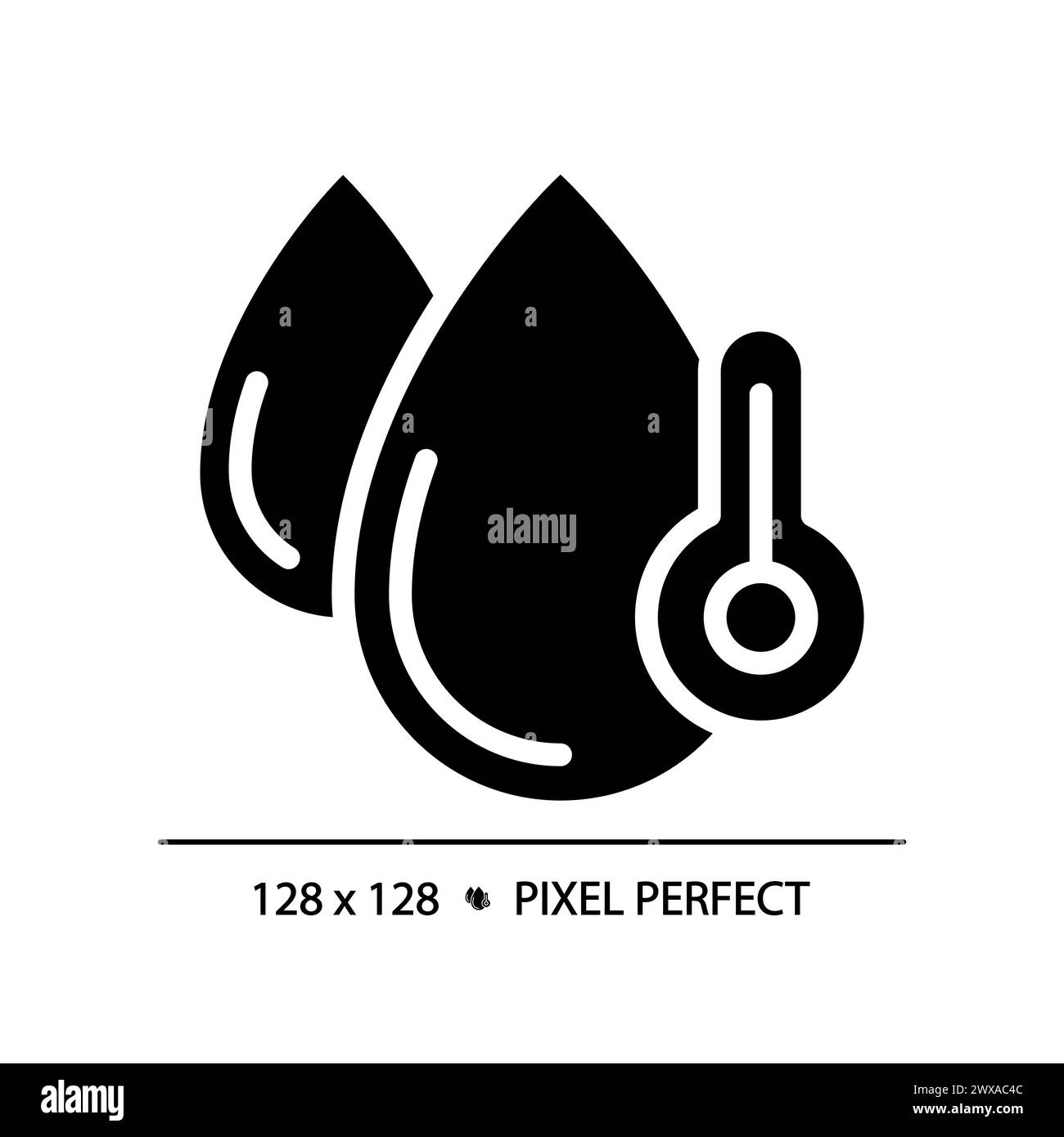 Water thermometer sign Black and White Stock Photos & Images - Alamy