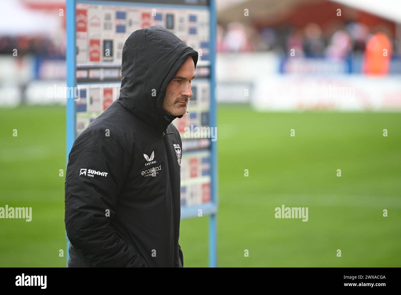 Danny Houghton Hull FC ahead of the Betfred Super League match Hull KR vs Hull FC at Sewell Group Craven Park, Kingston upon Hull, United Kingdom, 29th March 2024 (Photo by Craig Cresswell/News Images) in, on 3/29/2024. (Photo by Craig Cresswell/News Images/Sipa USA) Credit: Sipa USA/Alamy Live News Stock Photo