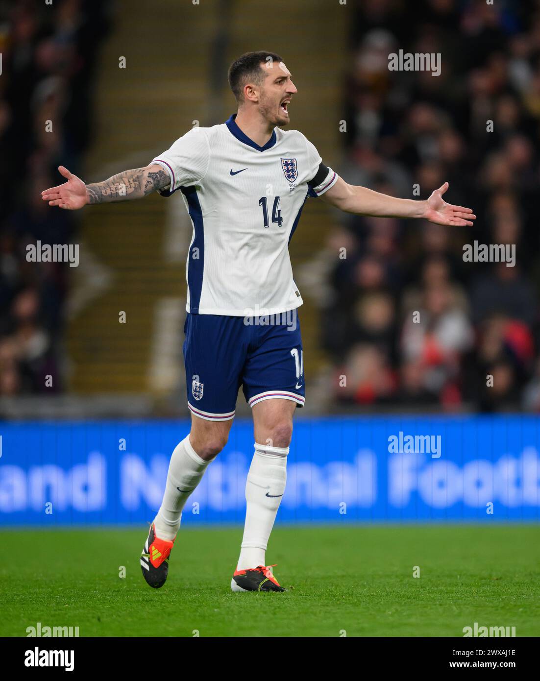 26 Mar 2024 England v Belgium International Friendly Wembley Stadium. England
