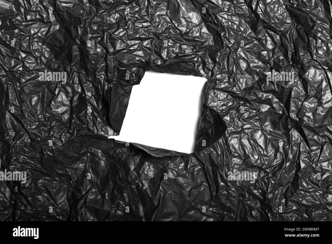 Black Paper Texture, Crumpled Paper Texture Stock Photo - Alamy