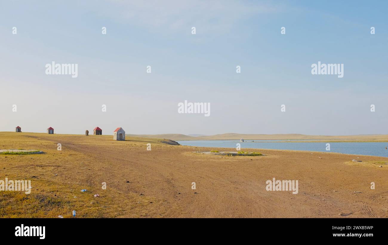 Tranquil view in Inner Mongolia, China. Stock Photo