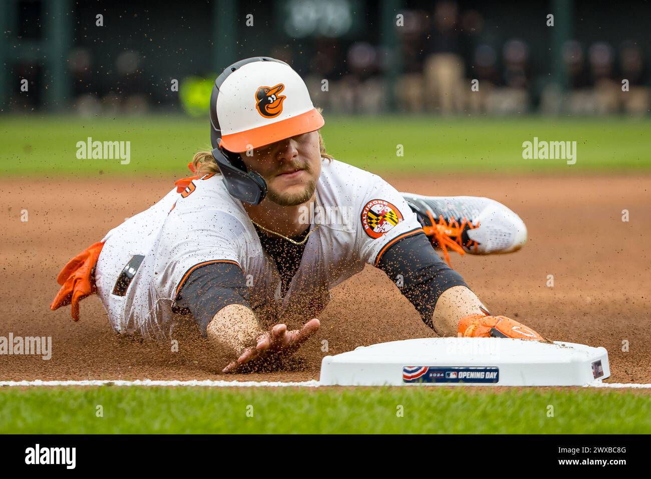 Baltimore, Maryland, USA. 28th Mar, 2024. Baltimore Orioles third