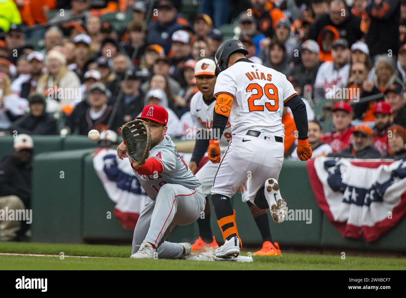 Baltimore, Maryland, USA. 28th Mar, 2024. Baltimore Orioles third