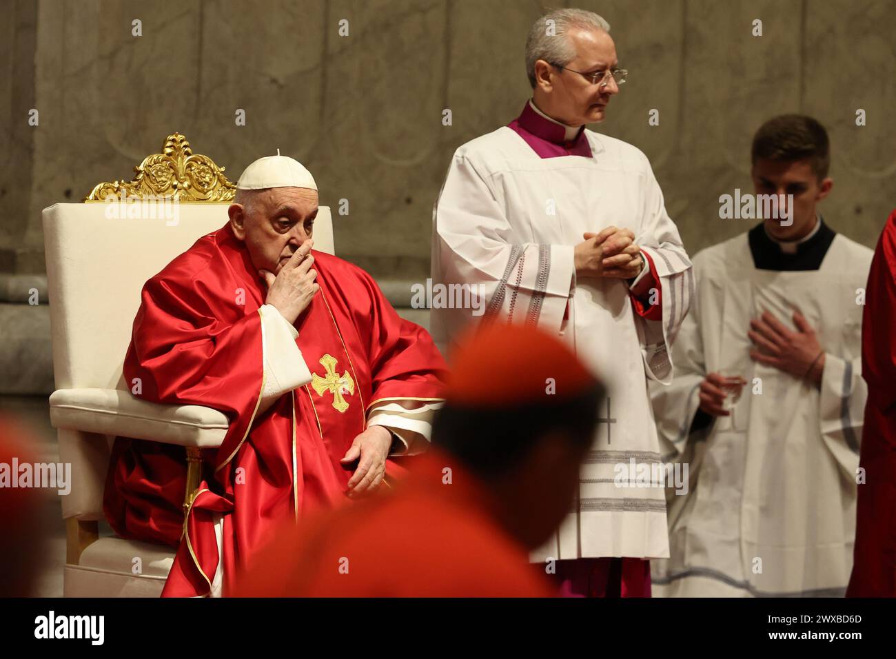 Rome, Italy. 01st Mar, 2024. Rome, Italy 29.03.2024 Pope Francis