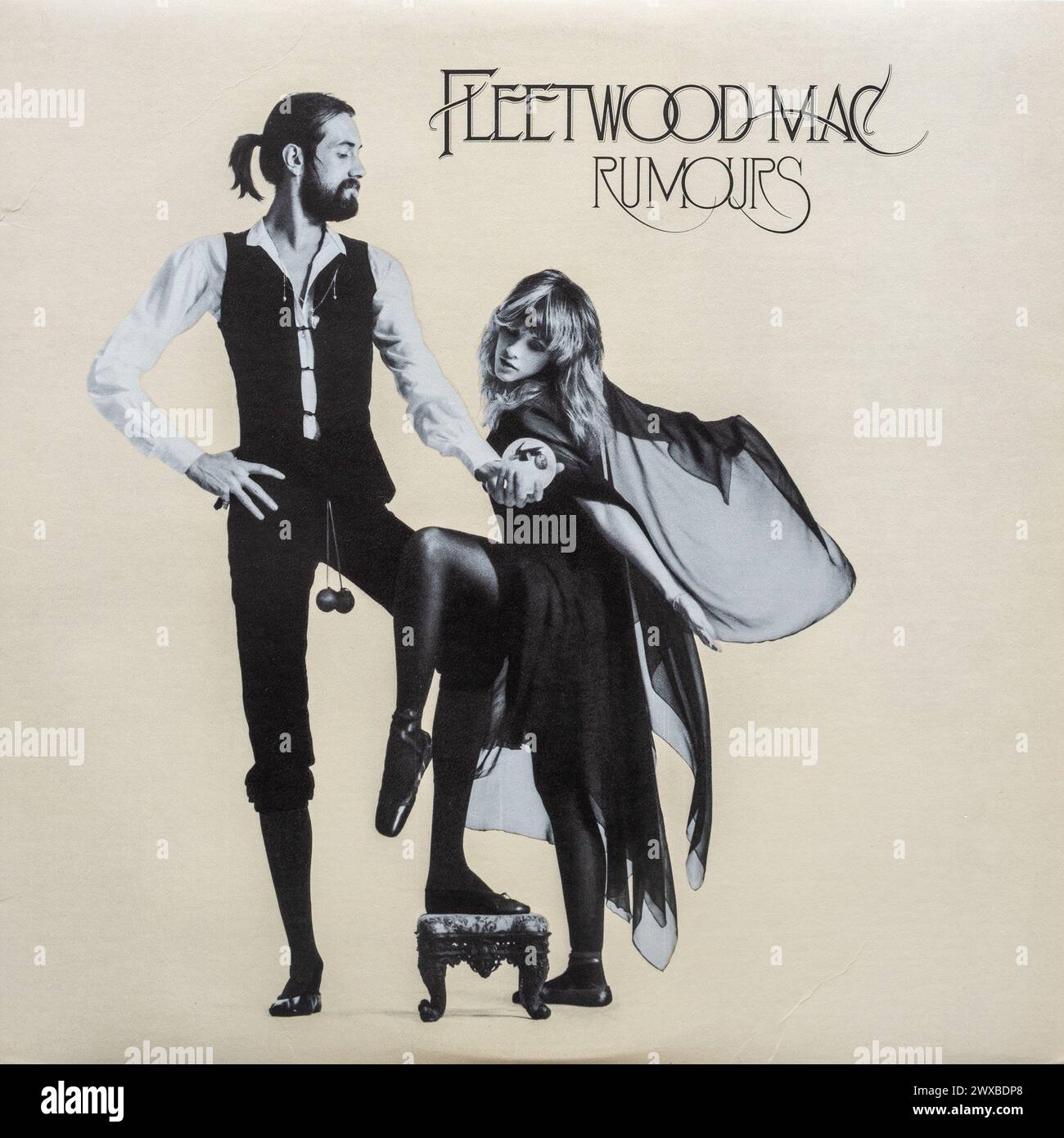 Fleetwood Mac Rumours album, vinyl LP record cover Stock Photo