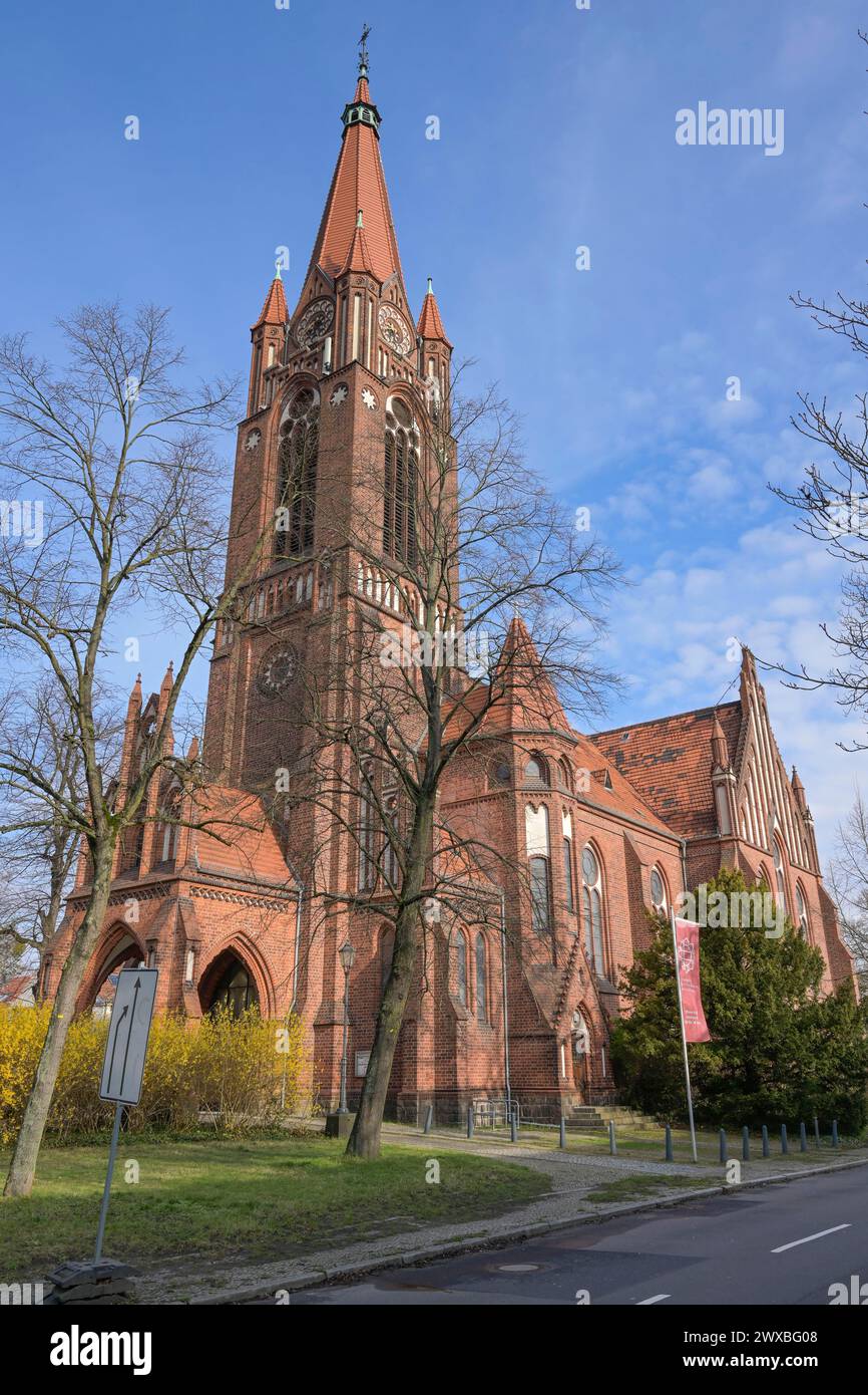 St Paul's Church, Hindenburgdamm, Lichterfelde, Berlin, Germany Stock Photo