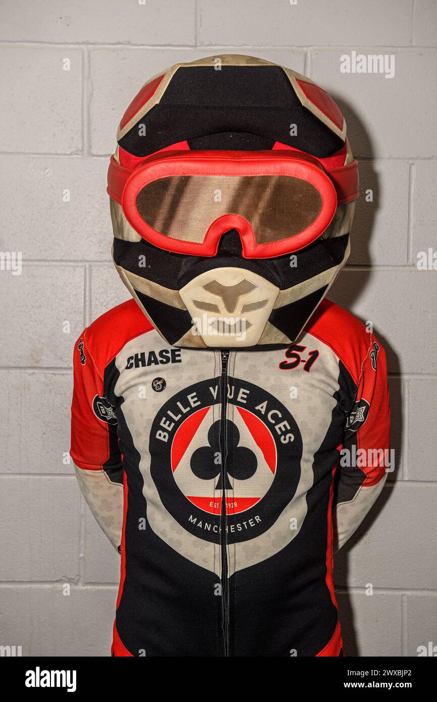 Chase The Ace - Belle Vue Aces mascot during the WSRA National ...