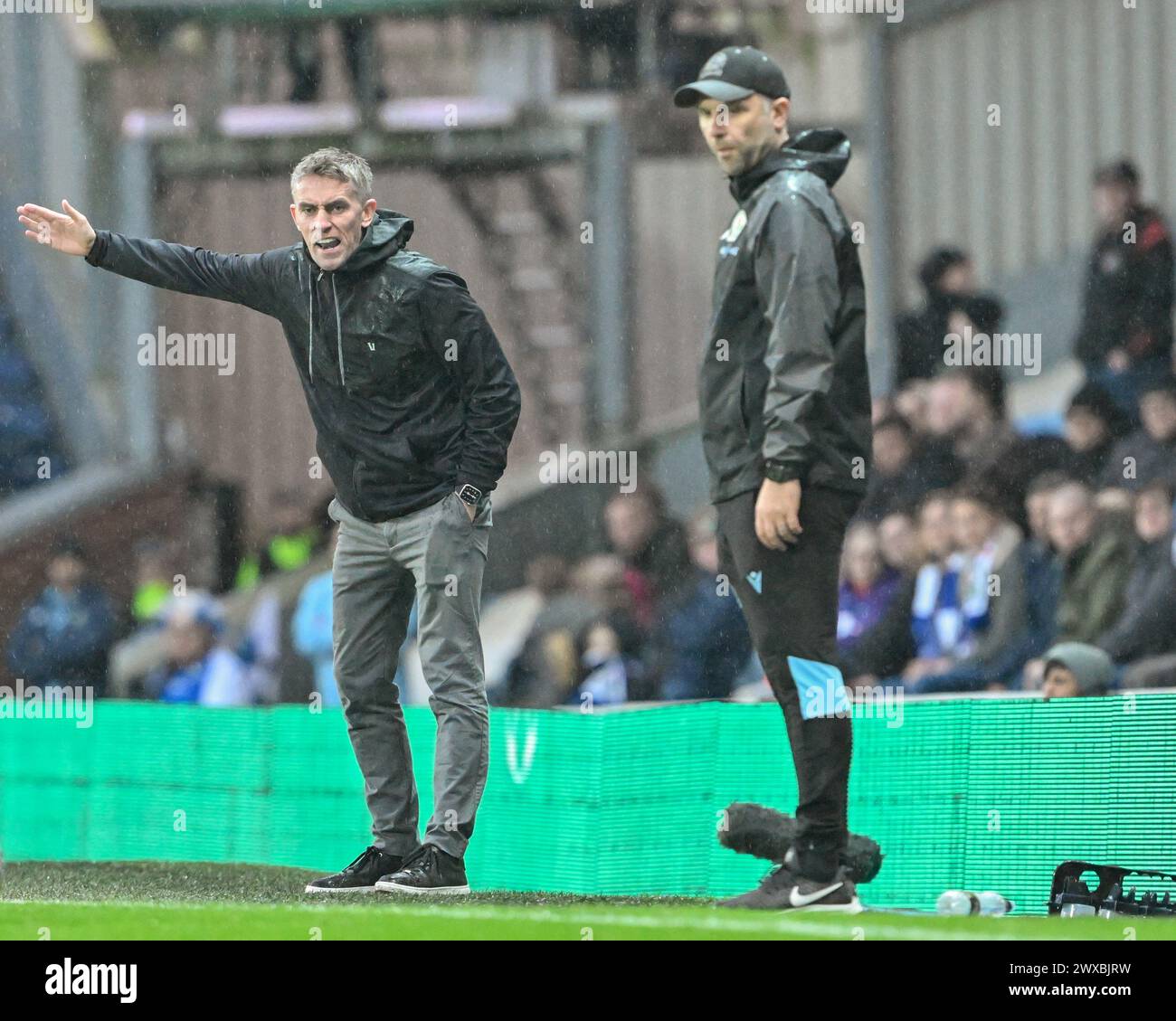 Kieran McKenna manager of Ipswich Town, during the Sky Bet Championship