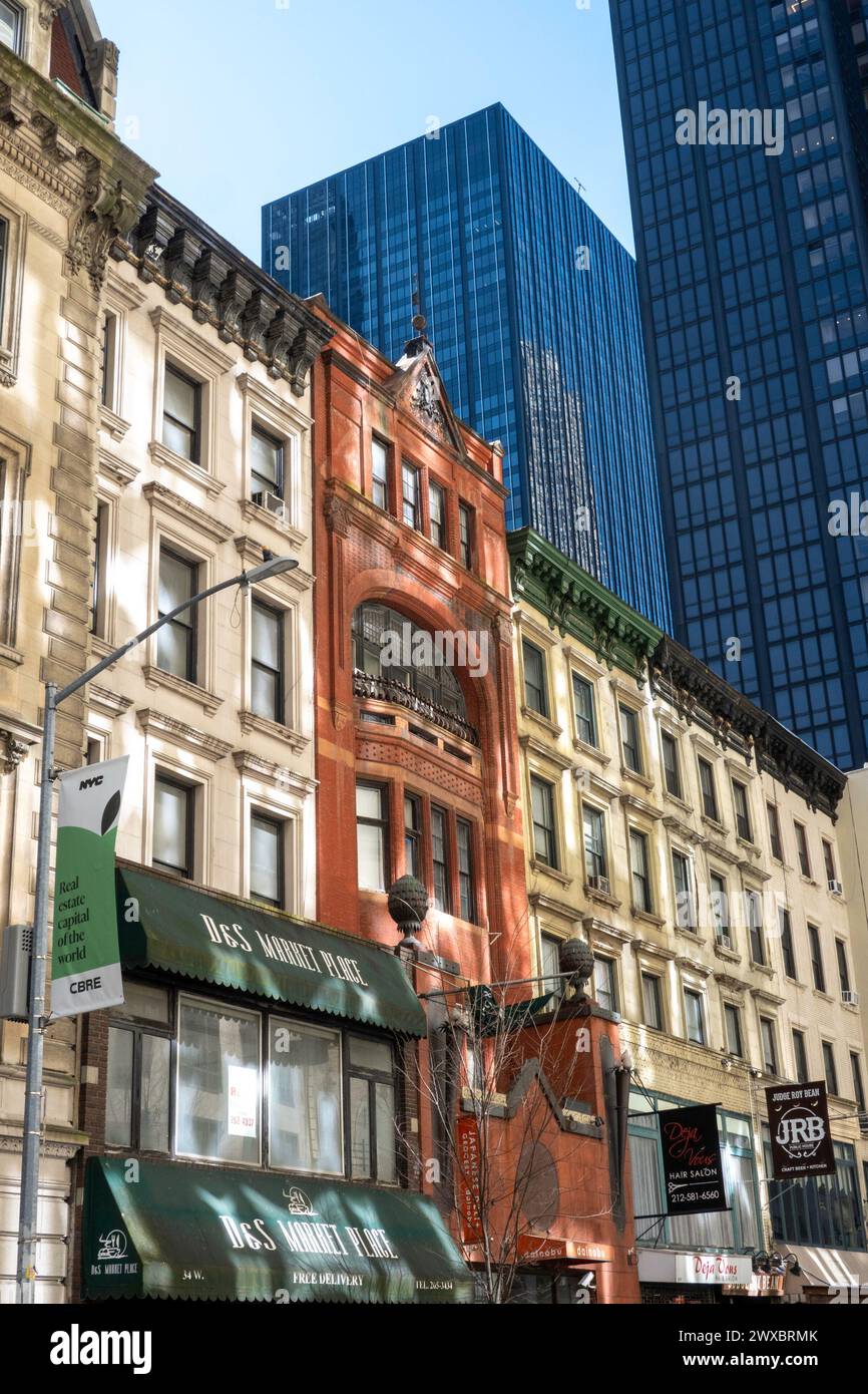 West 56th Street between Fifth and Sixth Avenues has historical ...