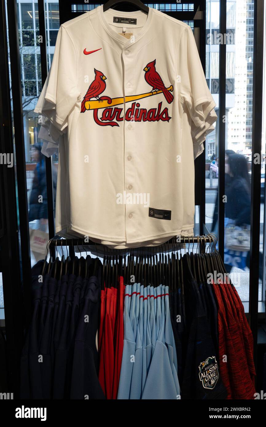 Major League Baseball flagship store in Rockefeller Center offers team