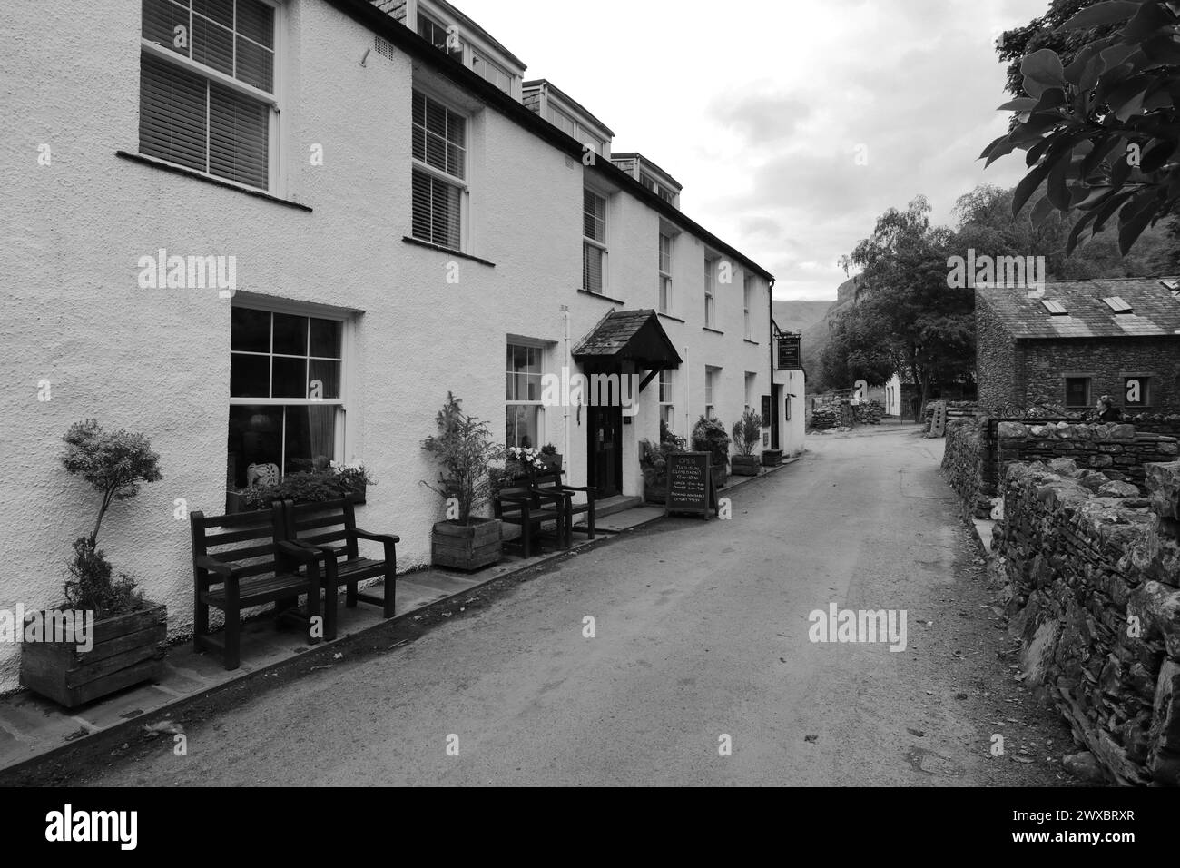 The Langstrath Country Inn, Stonethwaite village in the Stonethwaite ...