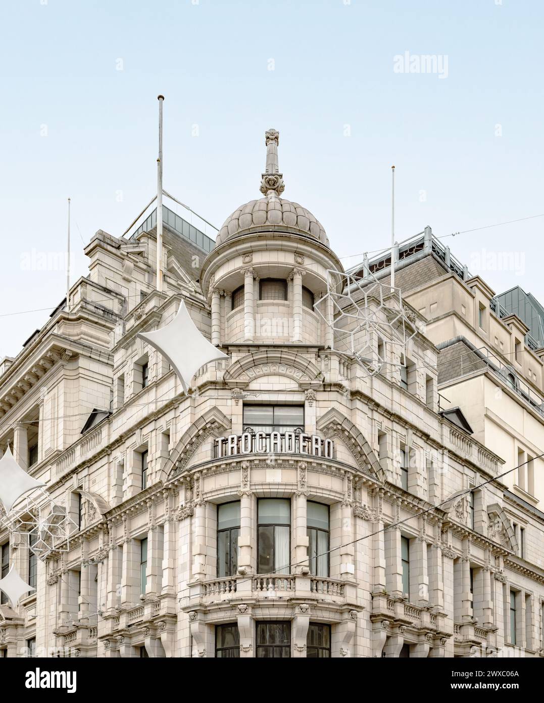 The Trocadero, a timeless icon in the heart of London's vibrant West End is set in part to be transformed into a mosque and community centre. Stock Photo