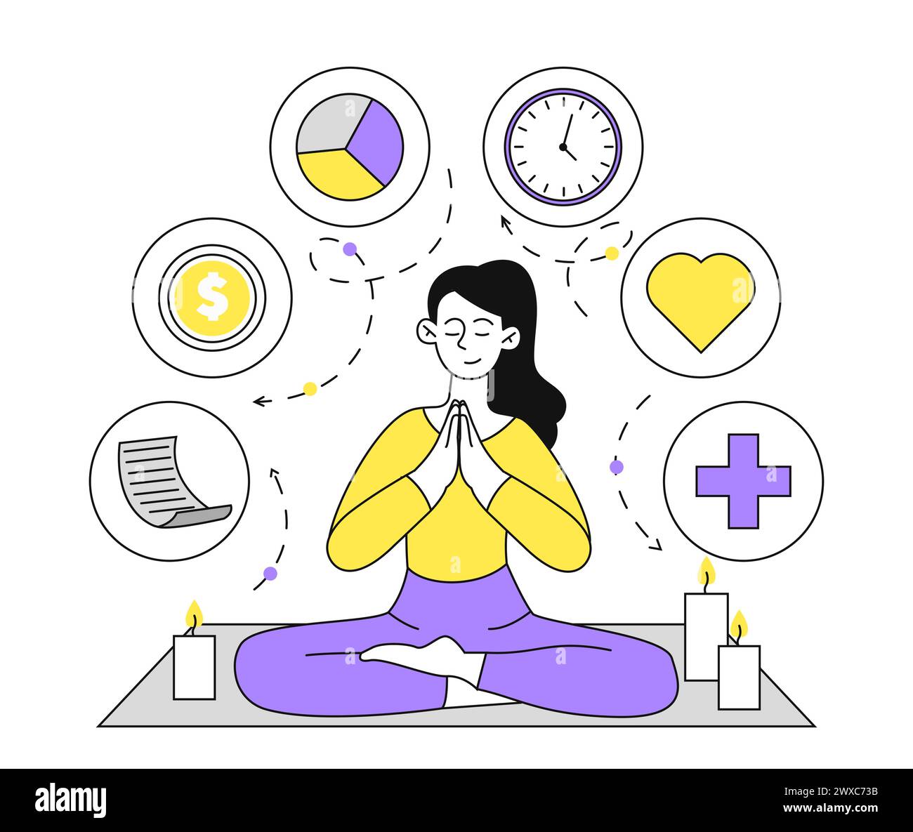 Life Overload Life overload Stock Vector Images - Alamy