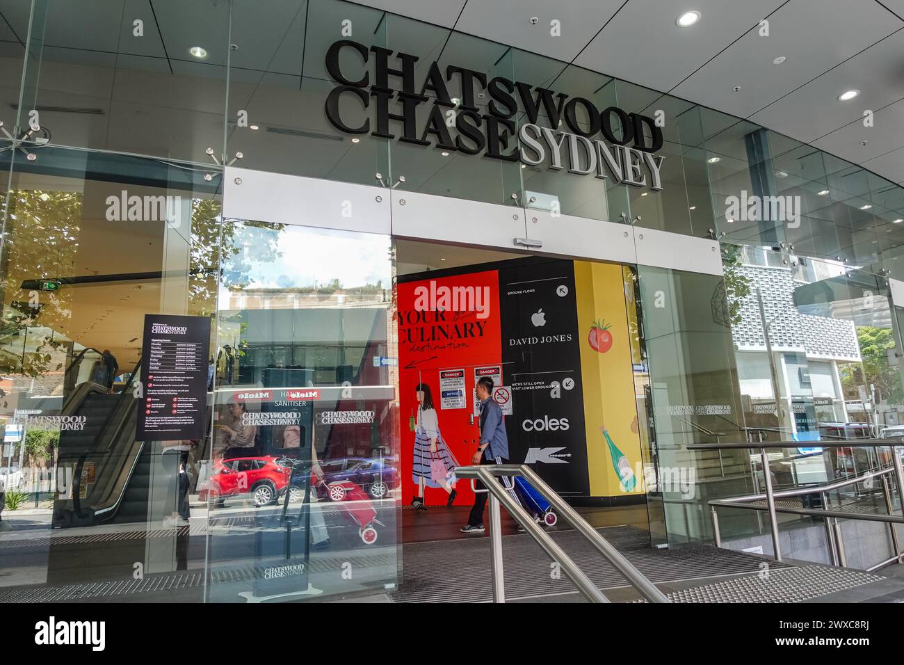 Chatswood Chase Sydney is a shopping centre in the suburb of Chatswood on the Lower North Shore of Sydney, New South Wales, Australia Stock Photo