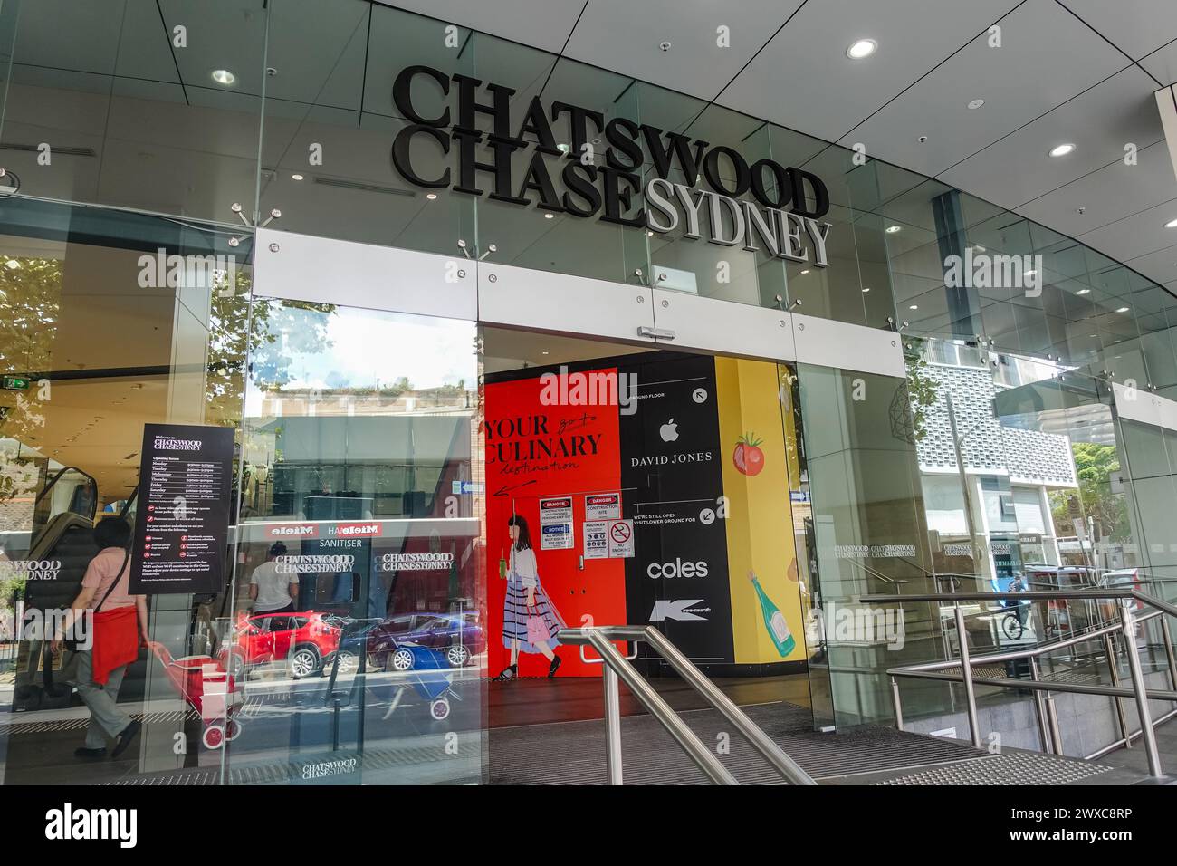 Chatswood Chase Sydney is a shopping centre in the suburb of Chatswood on the Lower North Shore of Sydney, New South Wales, Australia Stock Photo