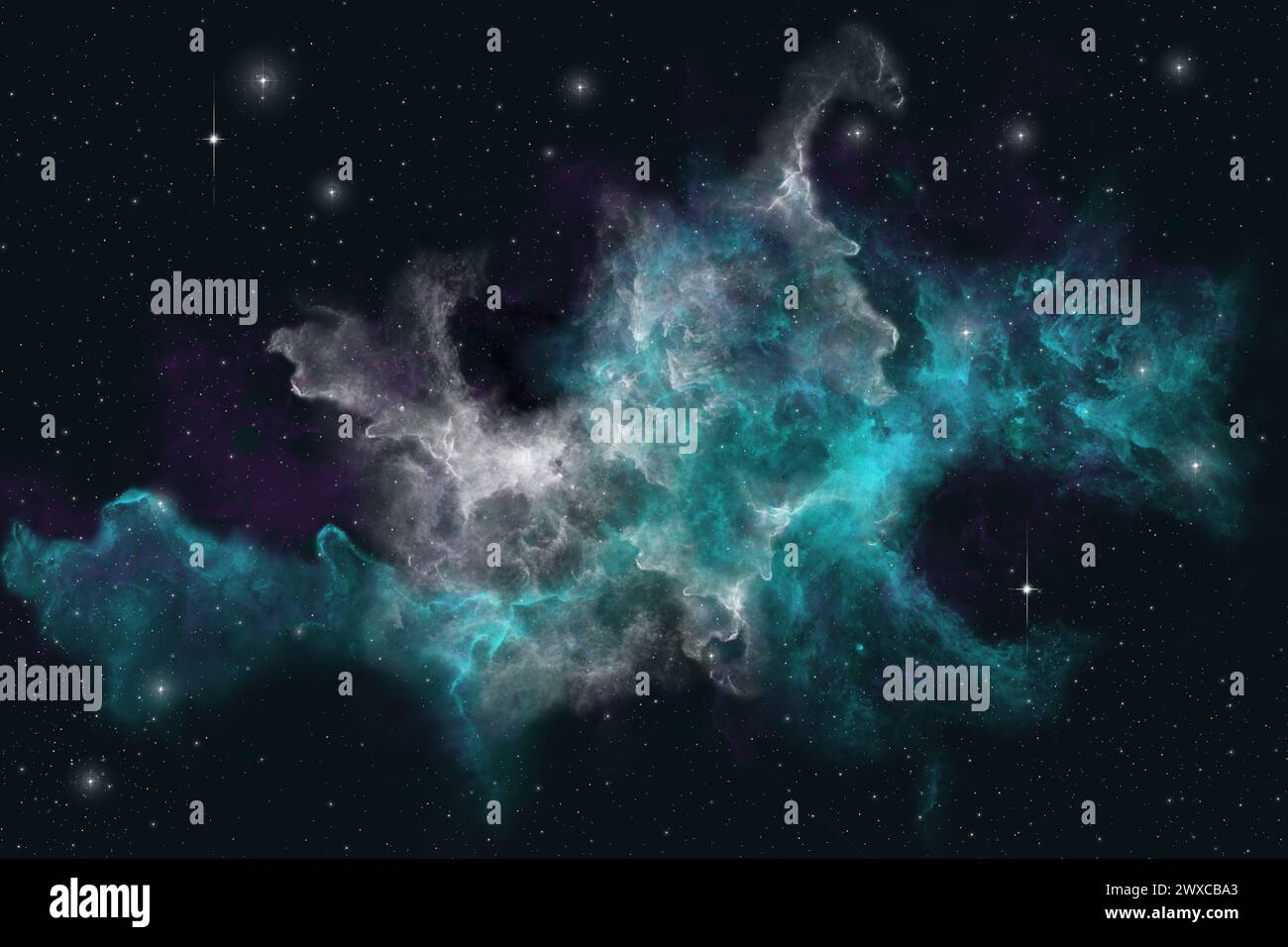 Space Galaxy Background and Wallpaper Stock Photo