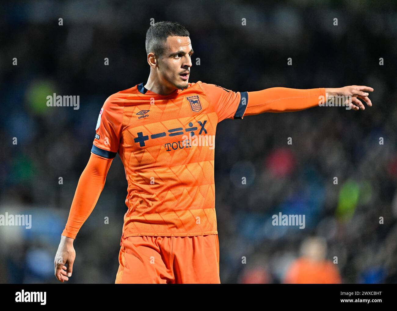 Ali AlHamadi of Ipswich Town, during the Sky Bet Championship match