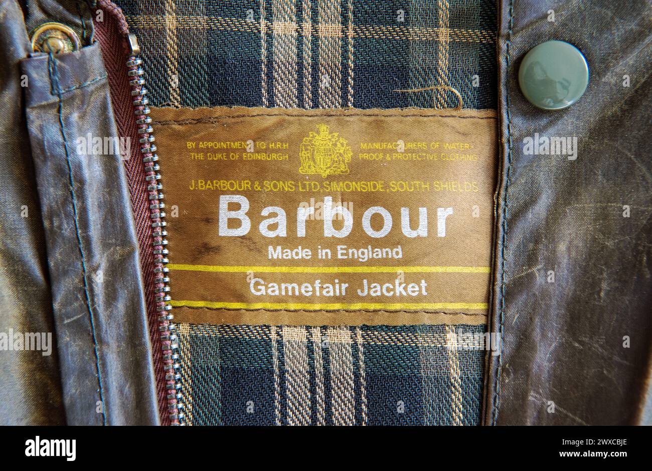 Old barbour jacket hires stock photography and images Alamy