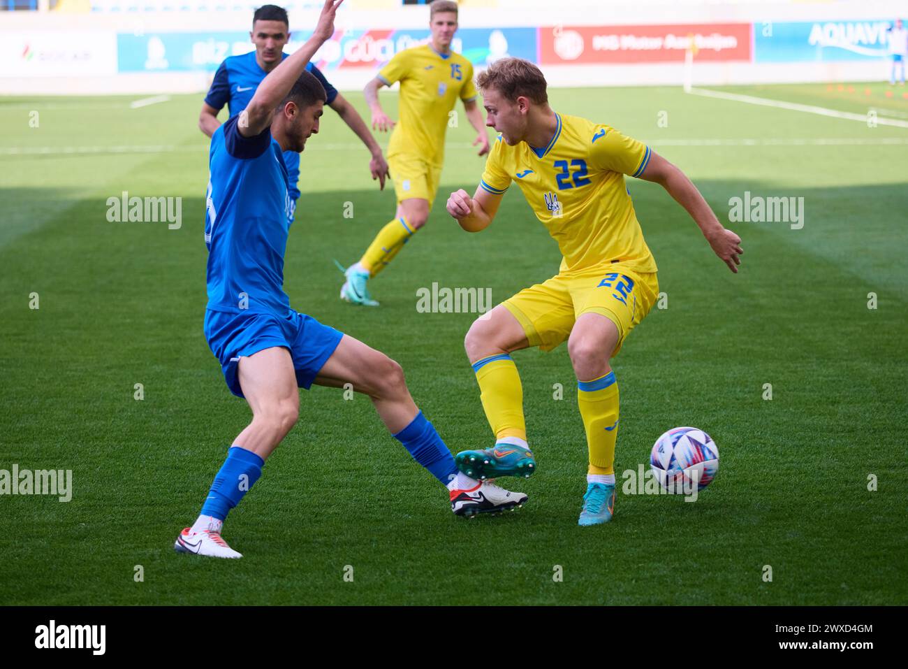 Ukraine V Azerbaijan UEFA European Qualifiers EURO 2025 U21