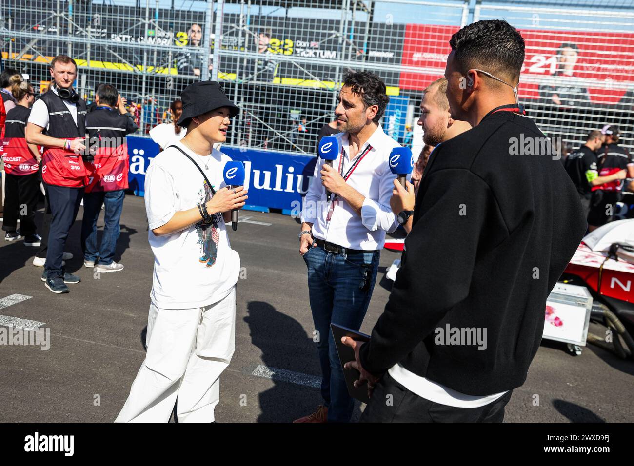 TSUNODA Yuki, on the starting grid during the 2024 Tokyo ePrix, 4th ...