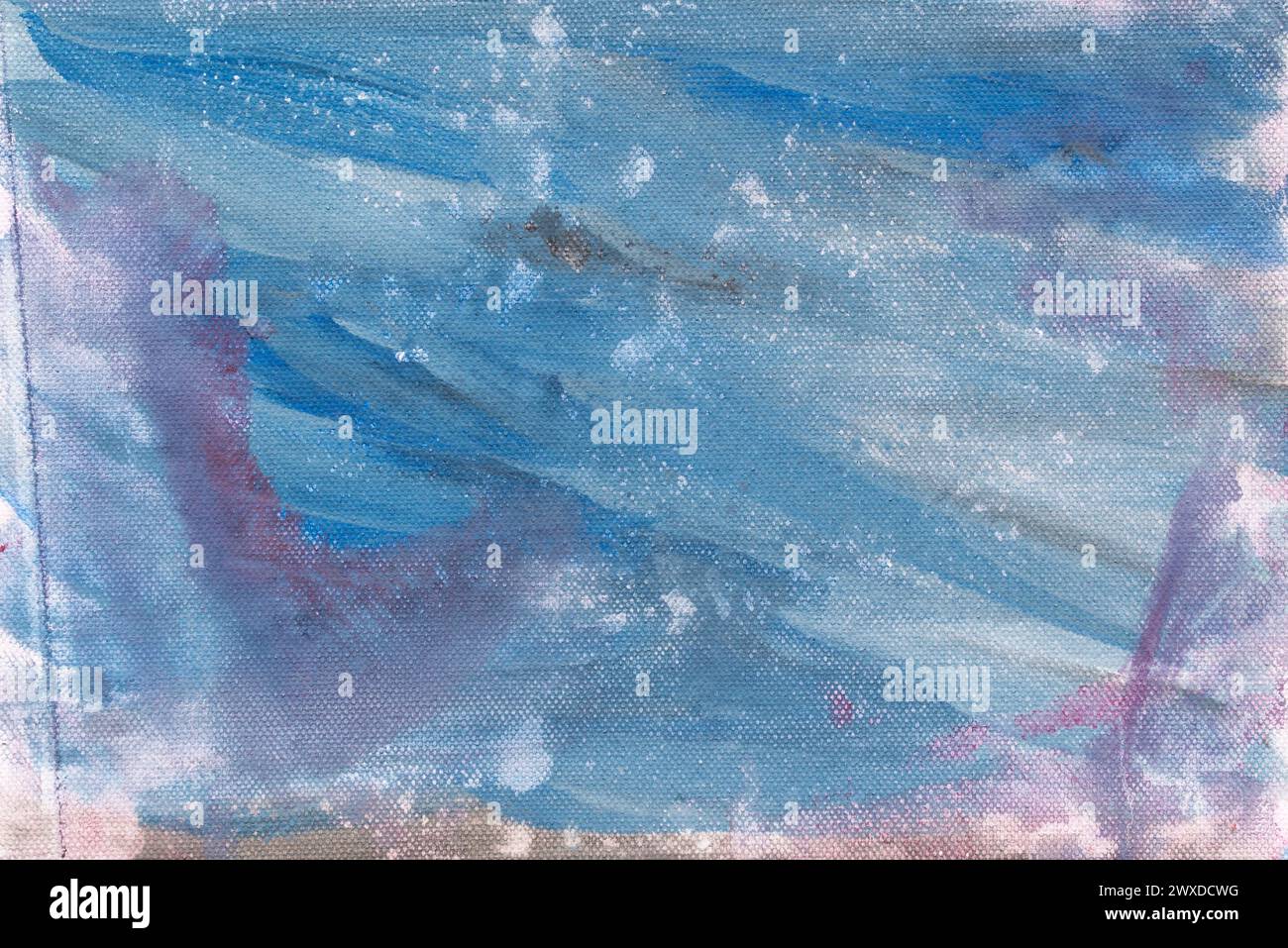 multicolored watercolor painted background on paper texture Stock Photo