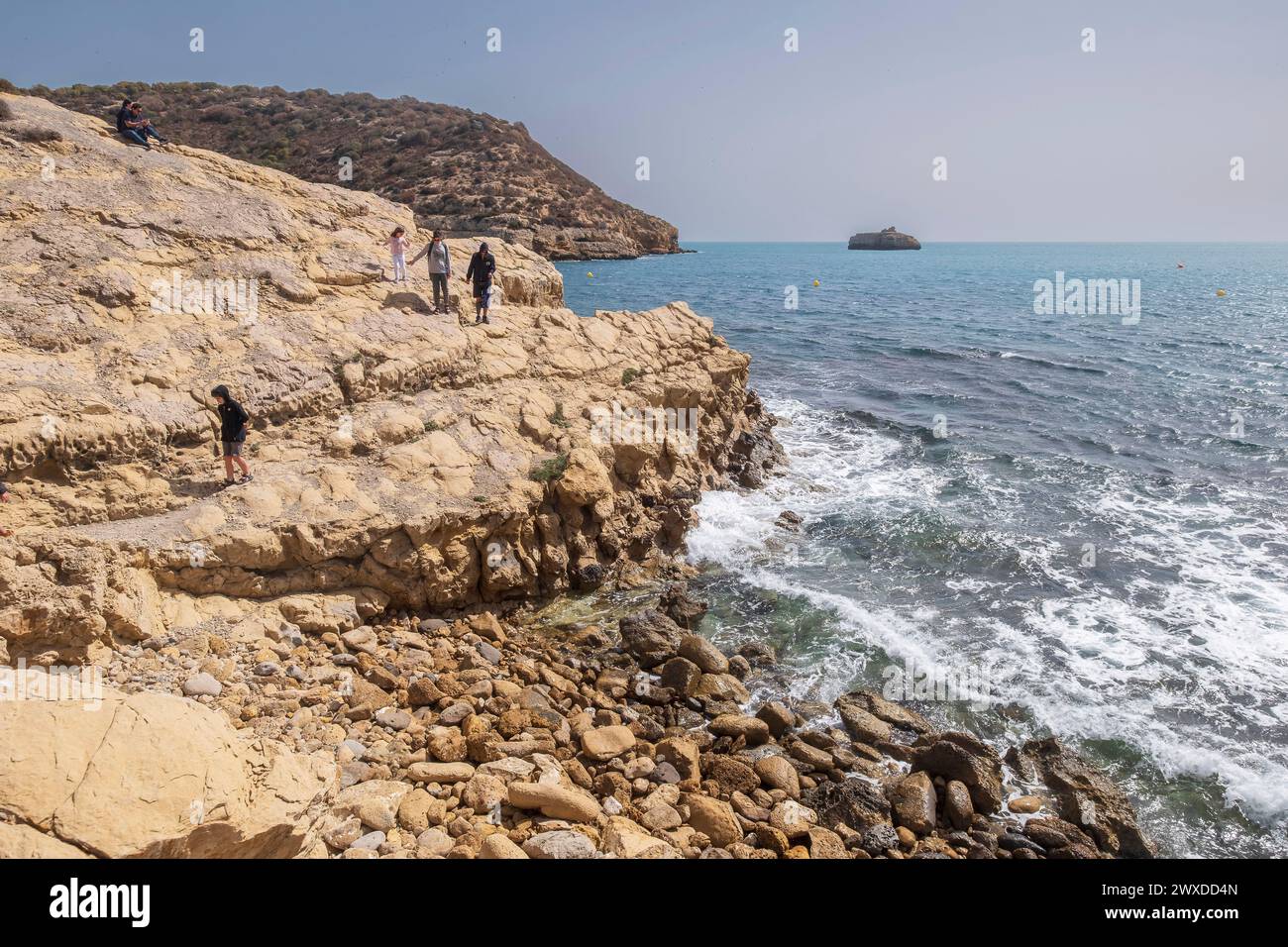 Cala del Portixol  in Javea (Xabia), Costa Blanca, Spanien *** Cala del Portixol in Javea (Xabia), Costa Blanca, Spain Stock Photo