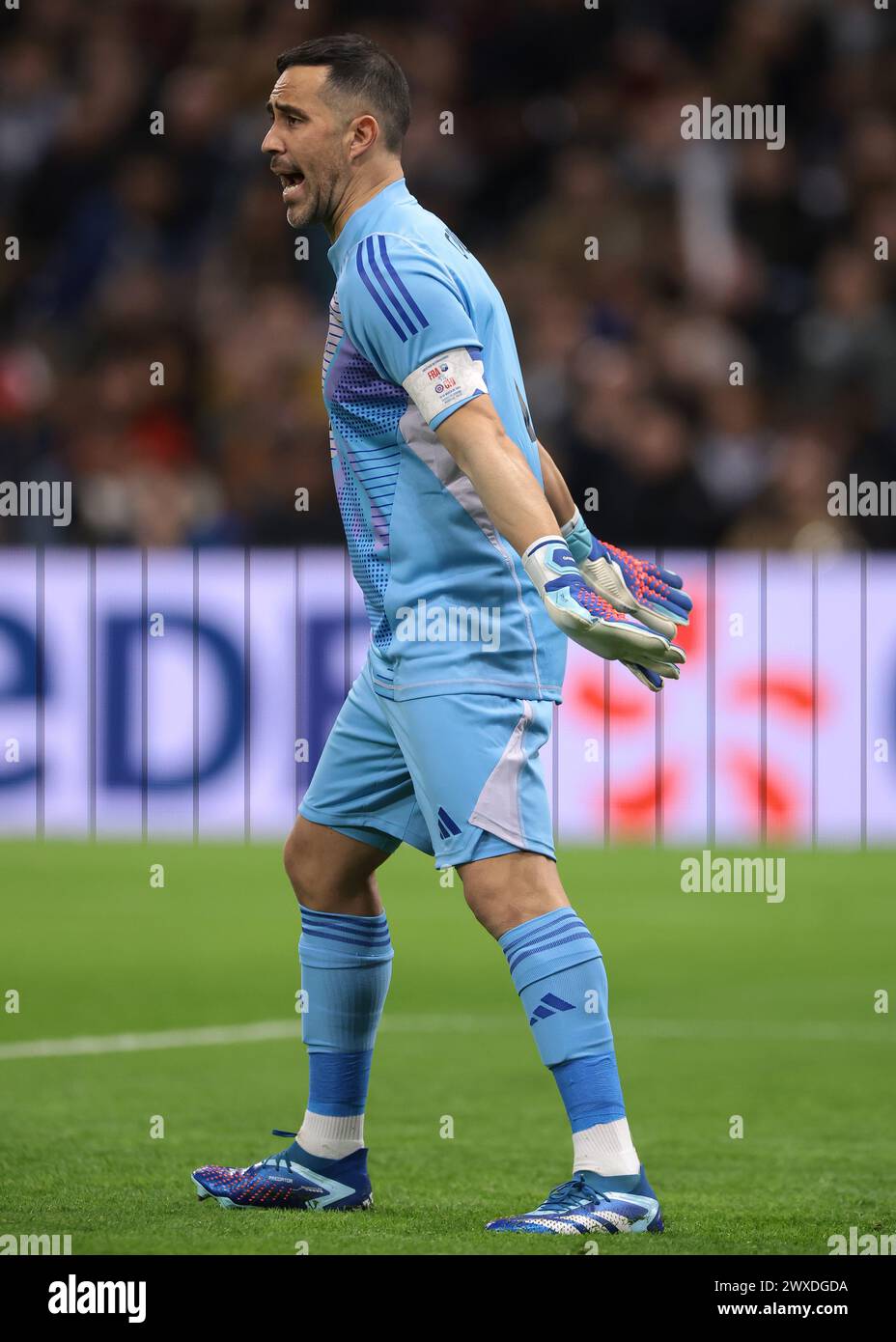 Marseille, France. 26th Mar, 2024. Claudio Bravo of Chile reacts during the International Friendly match at Orange Vélodrome, Marseille. Picture credit should read: Jonathan Moscrop/Sportimage Credit: Sportimage Ltd/Alamy Live News Stock Photo
