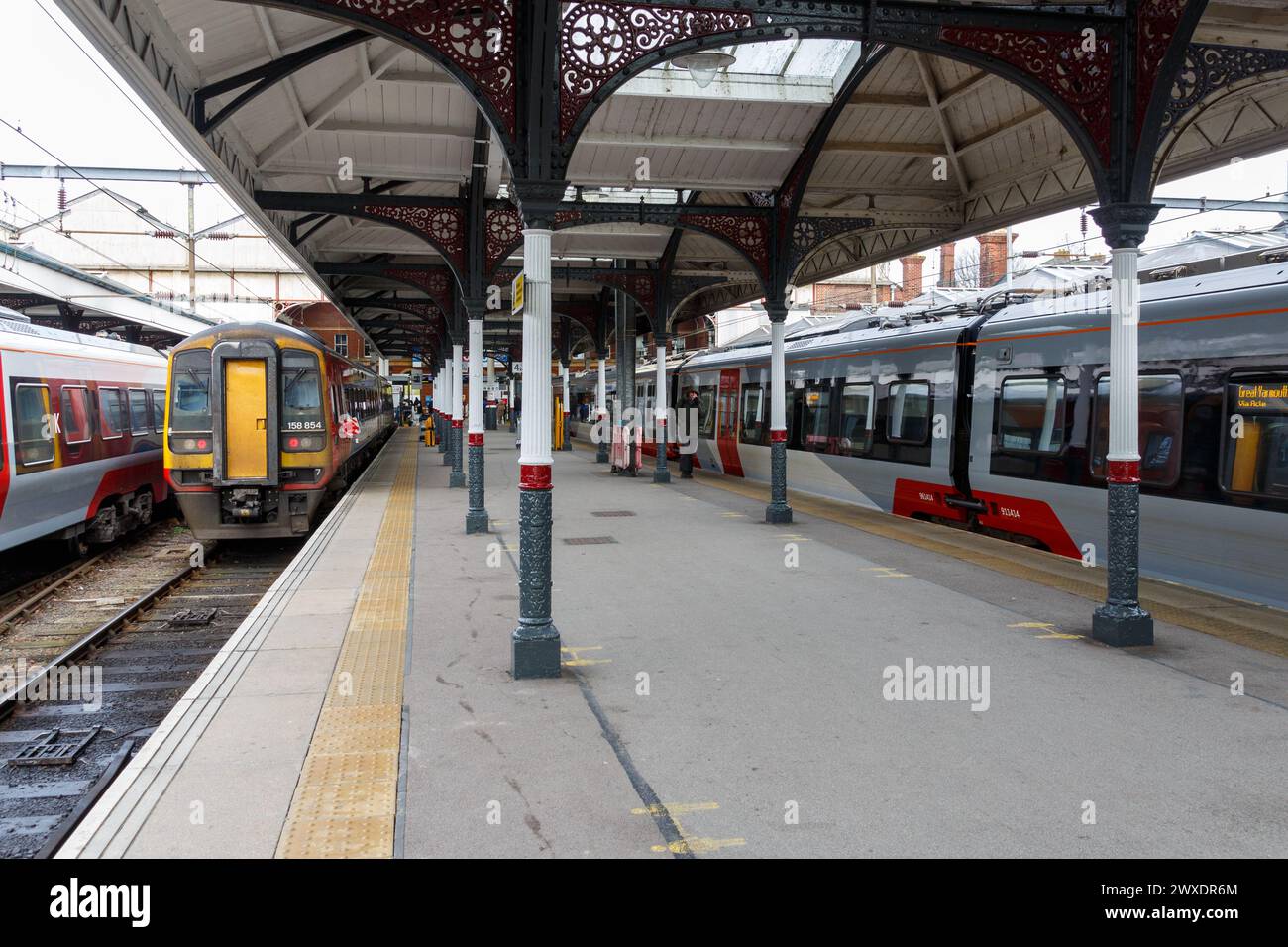 Norwich Railway Station Stock Photo
