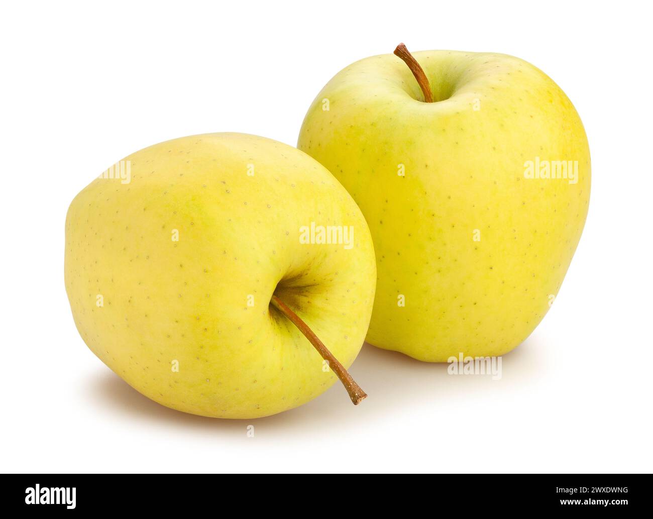golden delicious apple path isolated on white Stock Photo Alamy
