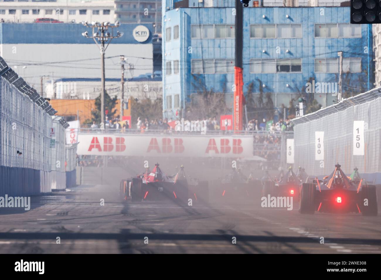 depart, start, during the 2024 Tokyo ePrix, 4th meeting of the 2023-24 ...