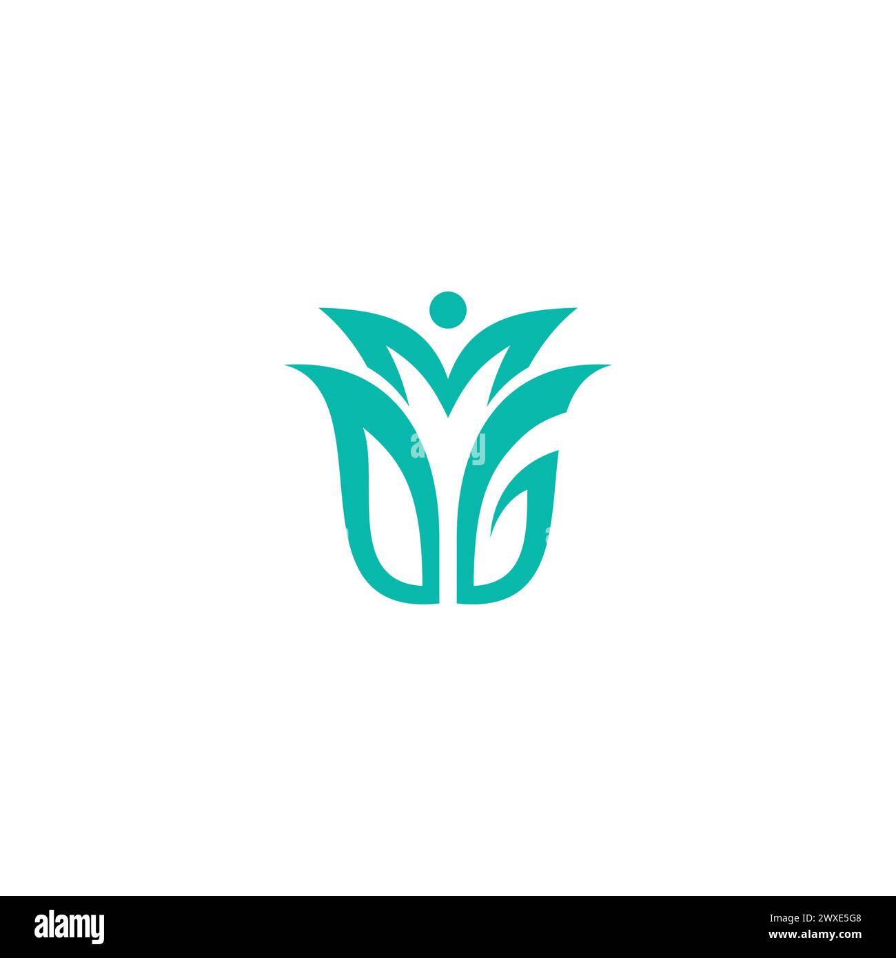 OMG Lotus Logo. Lotus vector Illustration Stock Vector Image & Art - Alamy
