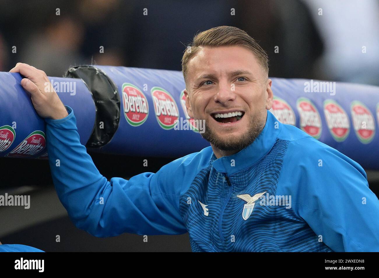 Roma, Italia. 30th Mar, 2024. Lazio's Ciro Immobile during the Serie A