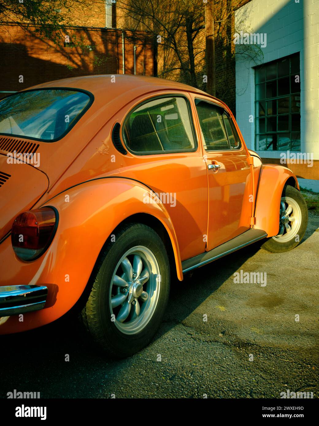 Vintage Volkswagen Beetle in Wytheville, Virginia Stock Photo