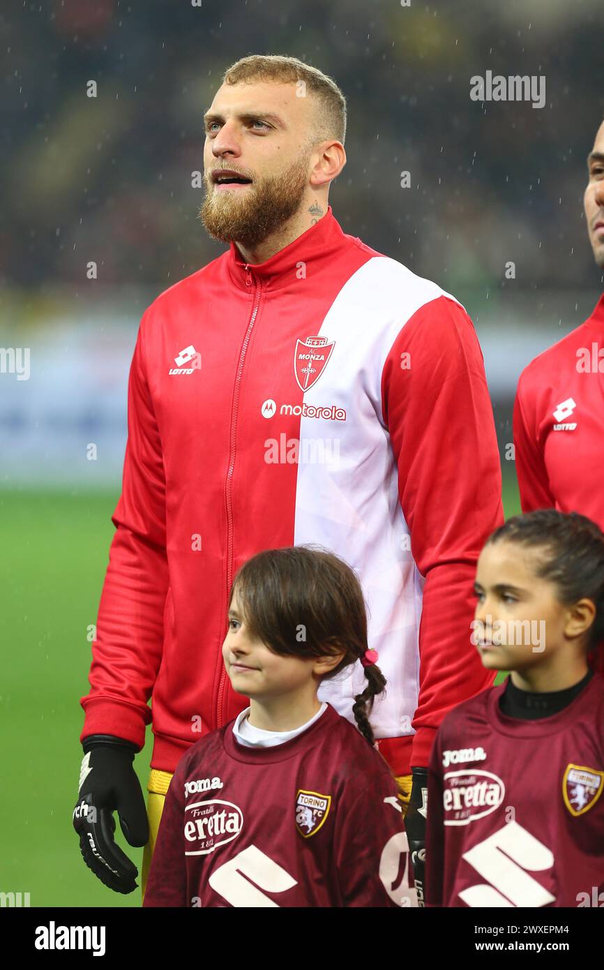 Michele Di Gregorio of AC Monza during the Serie A match between Torino