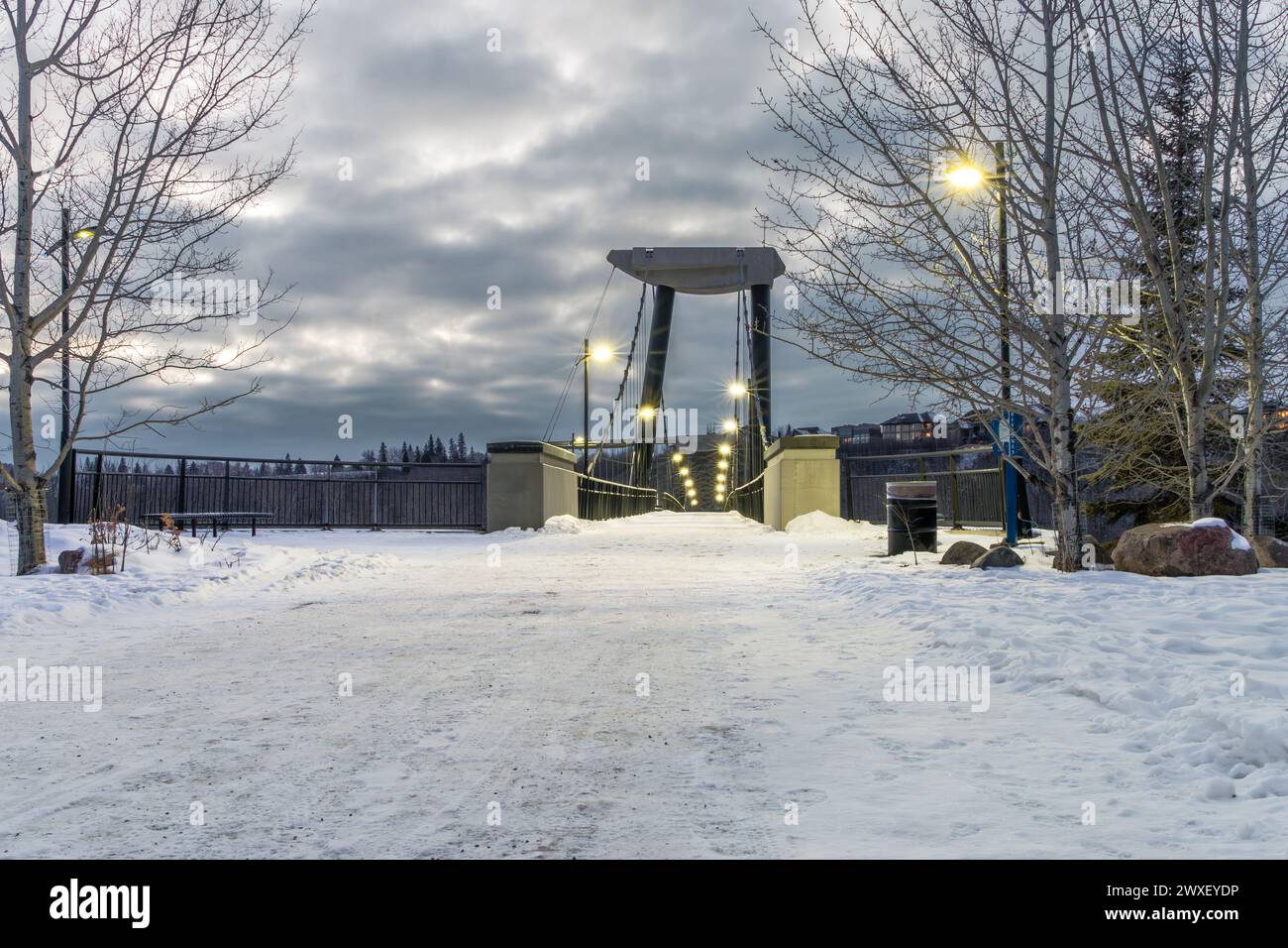 Fort edmonton footbridge hi-res stock photography and images - Alamy